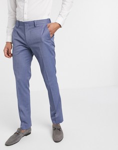 Синие брюки скинни Selected Homme-Серый