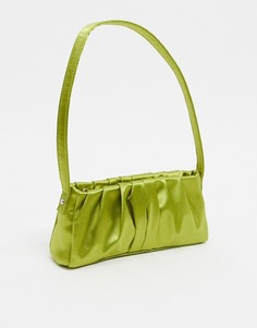 Оливково-зеленая сумка на плечо в стиле 70-х ASOS DESIGN-Зеленый