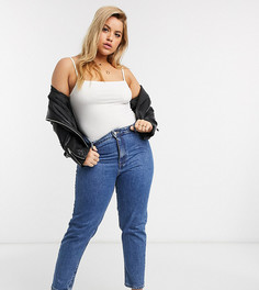 Синие джинсы в винтажном стиле Vero Moda Curve-Синий