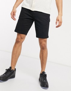 Черные шорты чиносы Burton Menswear-Черный