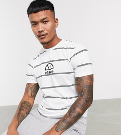 Белая футболка в полоску ellesse эксклюзивно для ASOS-Белый