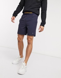 Тканые спортивные шорты Calvin Klein Sport-Темно-синий
