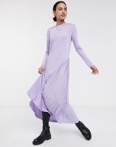 Платье лавандового цвета Weekday-Фиолетовый