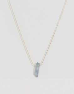 Ожерелье с осколком кристалла Orelia-Синий