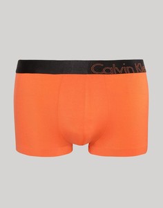 Боксеры-брифы из микрофибры Calvin Klein-Оранжевый