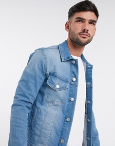 Светлая джинсовая куртка Jack & Jones Intelligence-Синий