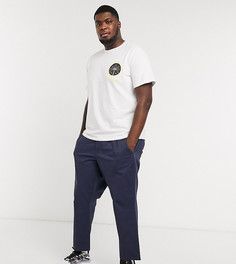 Темно-синие укороченные чиносы Only & Sons-Темно-синий