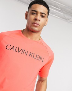 Футболка с логотипом Calvin Klein-Красный