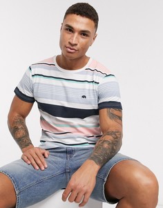 Футболка в полоску с круглым вырезом Bellfield-Белый