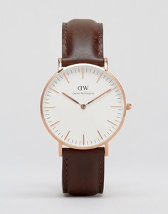 Классические часы Daniel Wellington Bristol-Коричневый