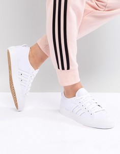 Белые кроссовки adidas Originals Nizza-Белый