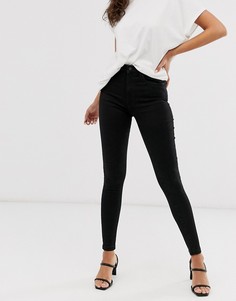 Черные джинсы скинни Vero Moda-Черный