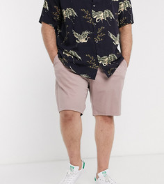 Розовые шорты чиносы слим ASOS DESIGN Plus-Розовый