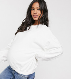 Белый свитшот с объемными рукавами Urban Bliss Maternity