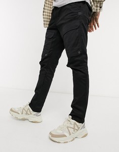 Черные узкие брюки карго с передними карманами G-Star-Черный