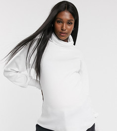 Белая свободная водолазка ASOS DESIGN Maternity-Белый