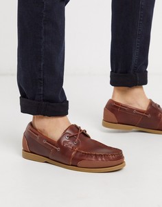 Светло-коричневые мокасины Lacoste-Светло-коричневый