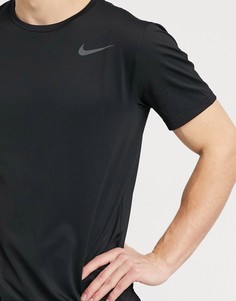 Черная футболка Nike Training hyper dry-Черный