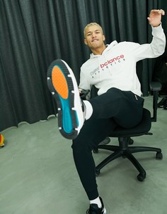 Худи серого цвета с логотипом New Balance-Серый