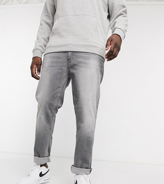 Узкие серые джинсы Burton Menswear Big & Tall-Серый