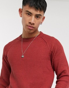 Джемпер с круглым вырезом Jack & Jones-Красный