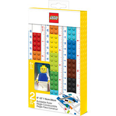 Линейка-конструктор с мини-фигуркой LEGO Classic, 15-30 см
