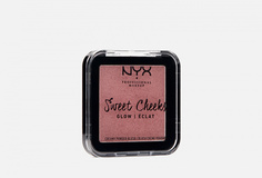 Сияющие прессованные румяна для лица Nyx Professional Makeup