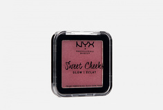 Сияющие прессованные румяна для лица Nyx Professional Makeup