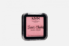 Сияющие прессованные румяна для лица Nyx Professional Makeup