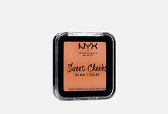 Сияющие прессованные румяна для лица Nyx Professional Makeup