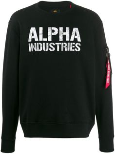 Alpha Industries толстовка с логотипом