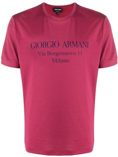 Giorgio Armani футболка с логотипом