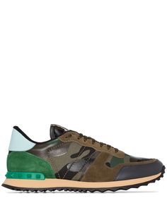 Valentino камуфляжные кроссовки Valentino Garavani Rockrunner