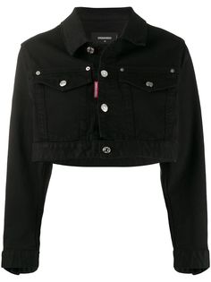 Dsquared2 укороченная джинсовая куртка Icon