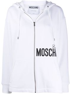 Moschino logo print hoodie