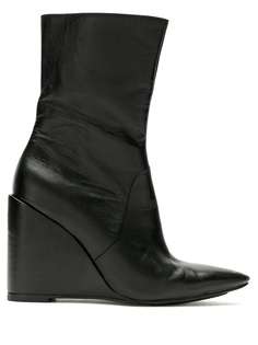 Reinaldo Lourenço pointed toe wedge boots