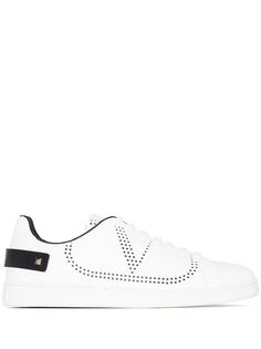 Valentino кеды Baccknet с логотипом