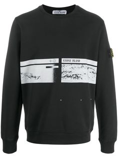 Stone Island толстовка с принтом