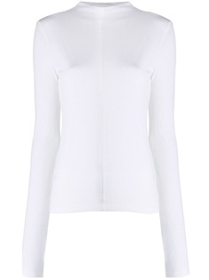 Helmut Lang приталенный топ с длинными рукавами