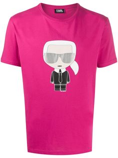 Karl Lagerfeld футболка с круглым вырезом и принтом Karl