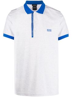 Boss Hugo Boss рубашка-поло с логотипом