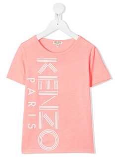 Kenzo Kids short sleeve logo print T-shirt