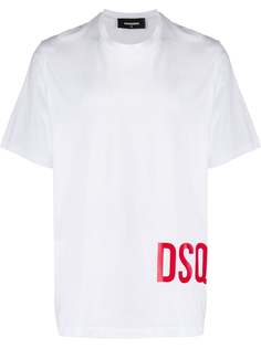 Dsquared2 длинная футболка с логотипом