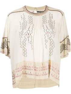 Isabel Marant футболка с вышивкой