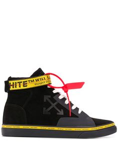 Off-White высокие кеды Vulcanized