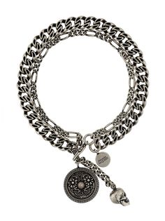 Alexander McQueen цепочный браслет с подвесками