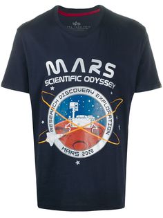 Alpha Industries футболка с принтом Mars