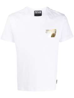 Versace Jeans Couture футболка с круглым вырезом и логотипом
