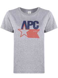 A.P.C. футболка с логотипом