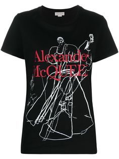 Alexander McQueen футболка с логотипом